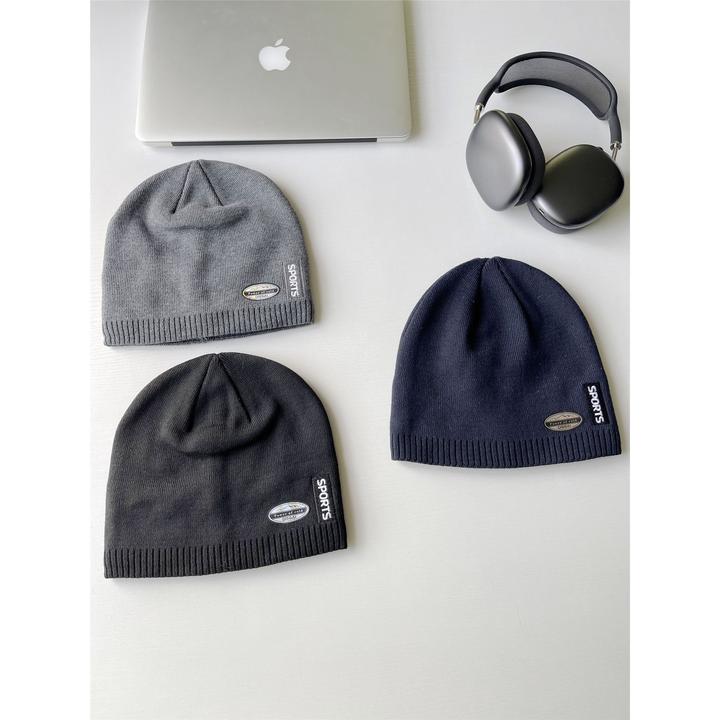 欧美街头滑板嘻哈包头针织帽男潮23秋冬新款街头复古毛线帽冷帽子