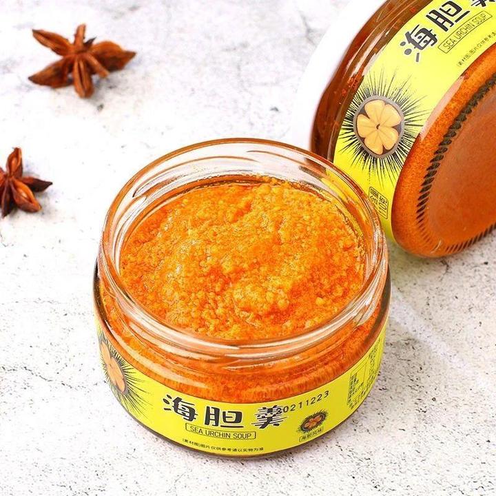 海胆酱海胆罐头黄即食海鲜酱拌饭面日料寿司刺身料理马粪特产