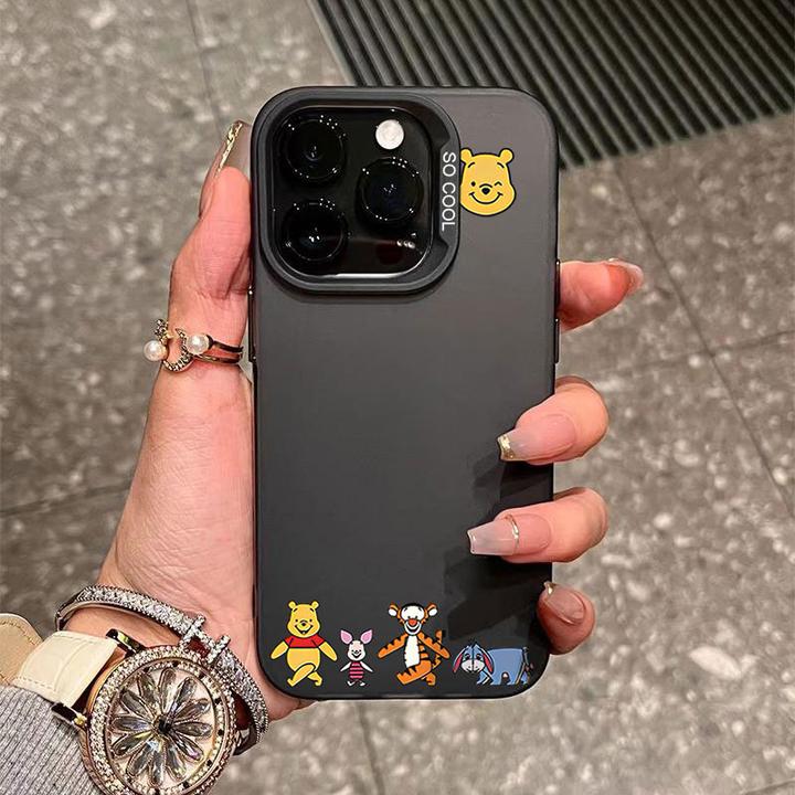 卡通维尼熊iPhone15_14promax手机壳新款11苹果13P软硅胶12防摔X