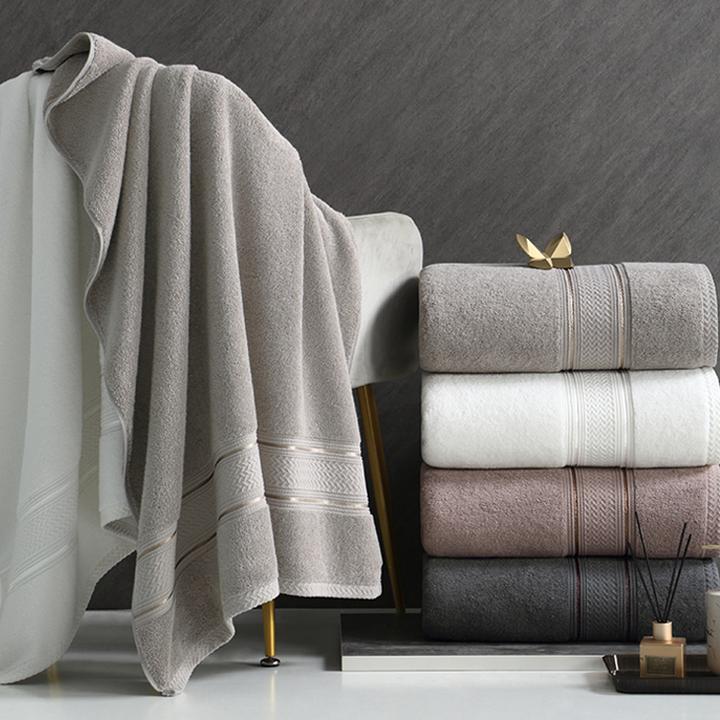 LUYEWEGER/路约威格五星级酒店浴巾家用纯棉吸水加厚加大男款大人