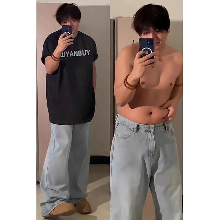 短袖t恤男款美式复古设计感重磅加肥加大码短袖夏季潮牌中半袖ins