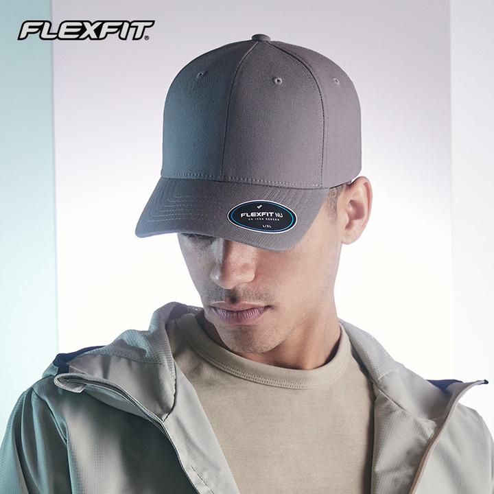 FLEXFIT NU黑色户外百搭透气男女休闲遮阳帽帽子全封闭弹防晒帽
