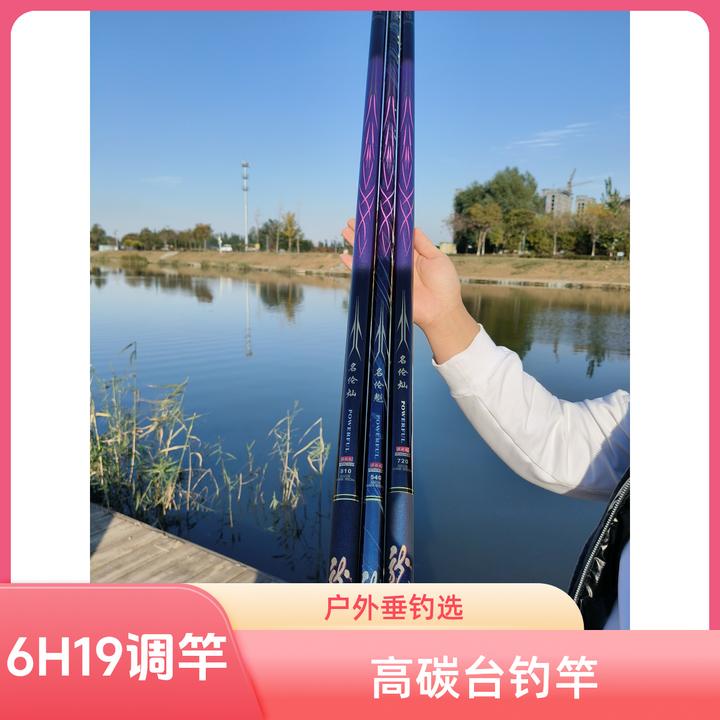 户外野钓竿6H19调高碳逆丝台钓竿名伦灿（魁）版