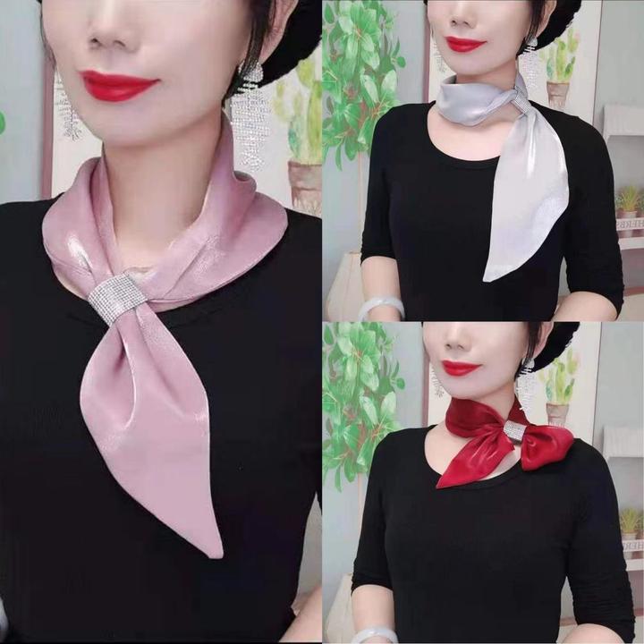 【新时尚】懒人时尚小长条领巾丝巾