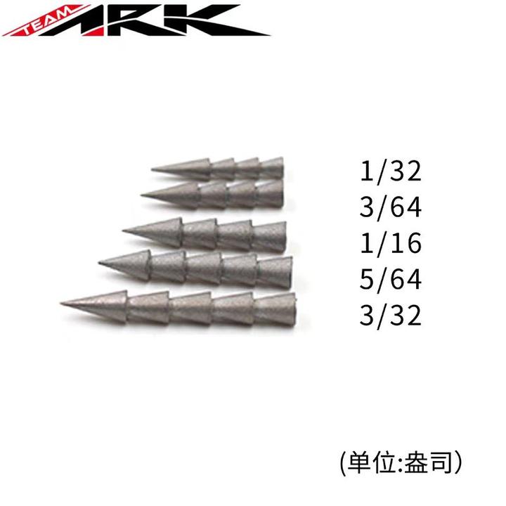 ARK钓具 美国进口高比重钨钢坠路亚钓鱼 NEKO软饵 NAIL 插铅