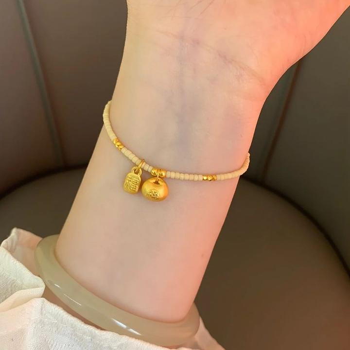 铜合金手链 心款简约时尚百搭个性小众高级设计感手链手串女款