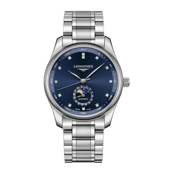 99新 Longines/浪琴  宏/名匠919蓝钻/表径42/L2.919.4.97.6