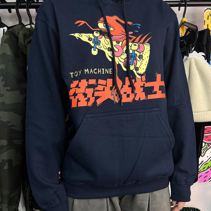 【秋冬特惠】连帽拉链 少儿联赛  街头战士 印花宽松休闲卫衣