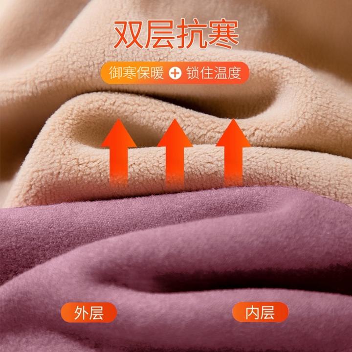 东北特厚羊羔绒打底裤女2025冬季新款加绒加厚高腰收腹抗寒保暖裤