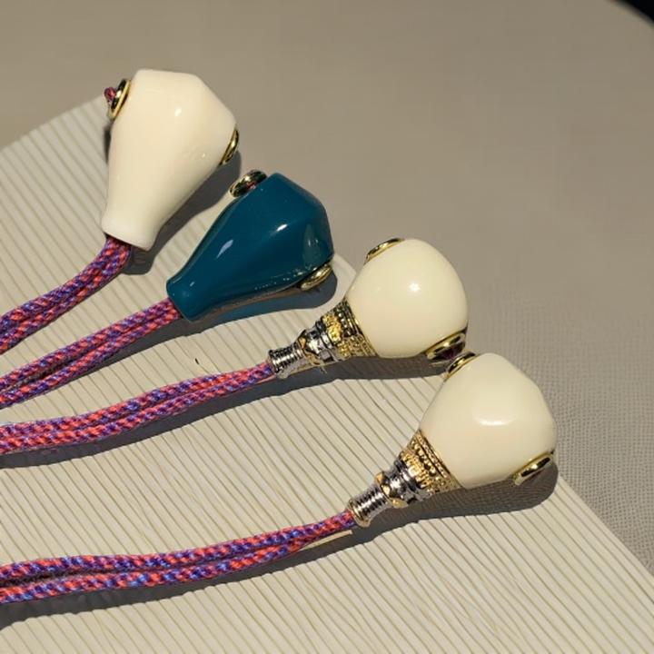 精品高瓷琉璃三通配饰星月百香籽佛手串配饰核尖108文玩三通配饰