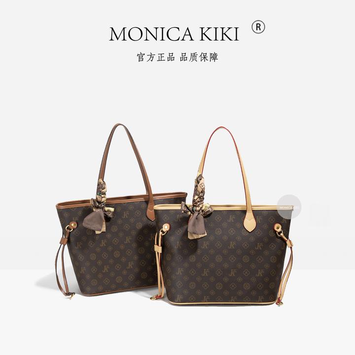 MONICA KIKI/莫妮卡奇奇经典复古单肩大号时尚大托特印花特大