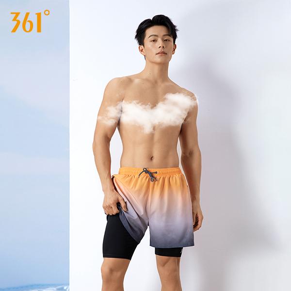 361°泳裤男款2025新款爆款防尴尬加肥加大游泳裤成人大码游泳装备