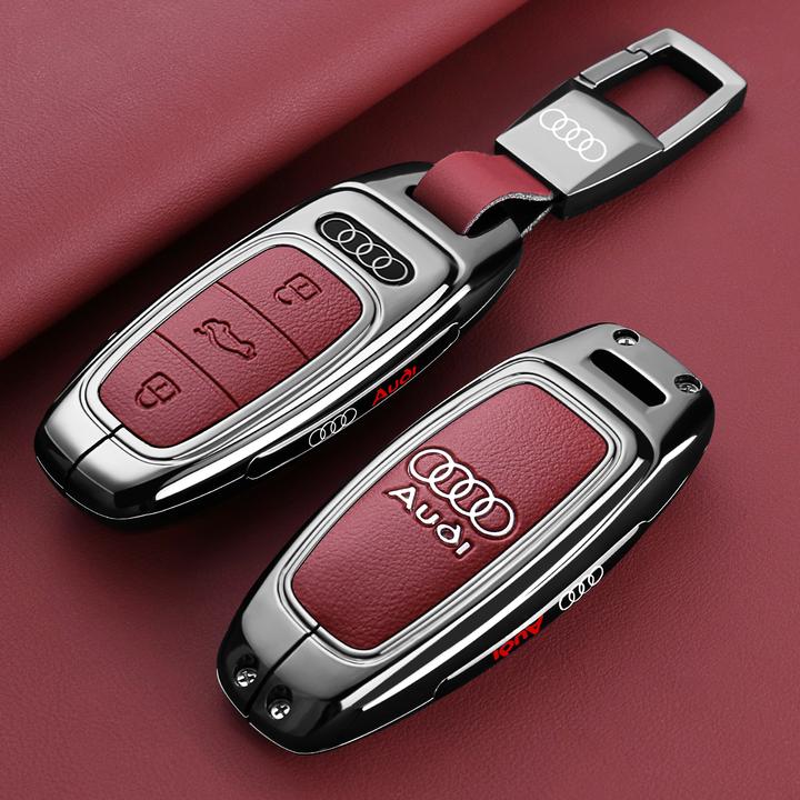 2024款奥迪A6L 45臻选动感型钥匙套高档40豪华车专用包壳扣男女23