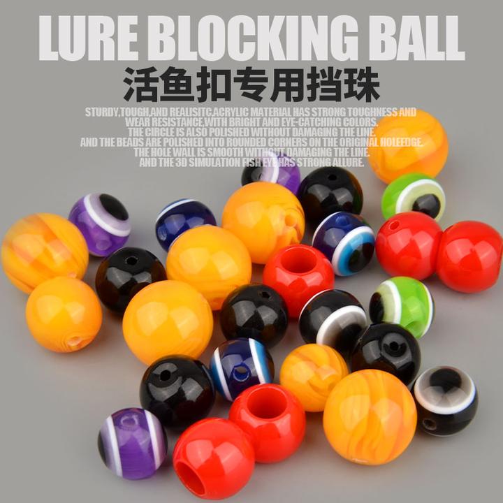 连中活鱼扣diy配件活鱼扣挡珠超大号巨物扣不锈钢丝编织伞绳专用