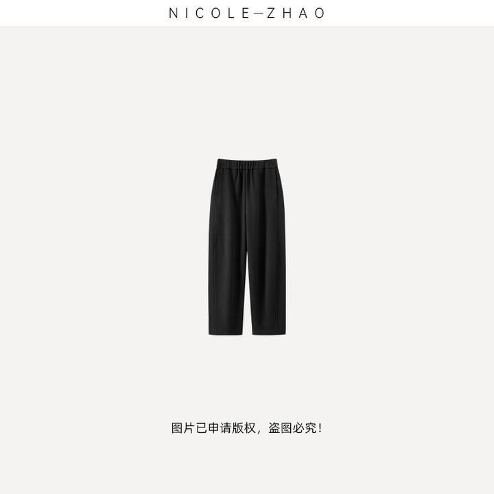4NKC122【贵姐NICOLE】.（空气香蕉裤）设计师西装裤休闲高腰显瘦