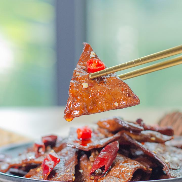 铜梁非遗麻辣冷吃豆干川渝特色真空包装开袋即食追剧解馋小零食