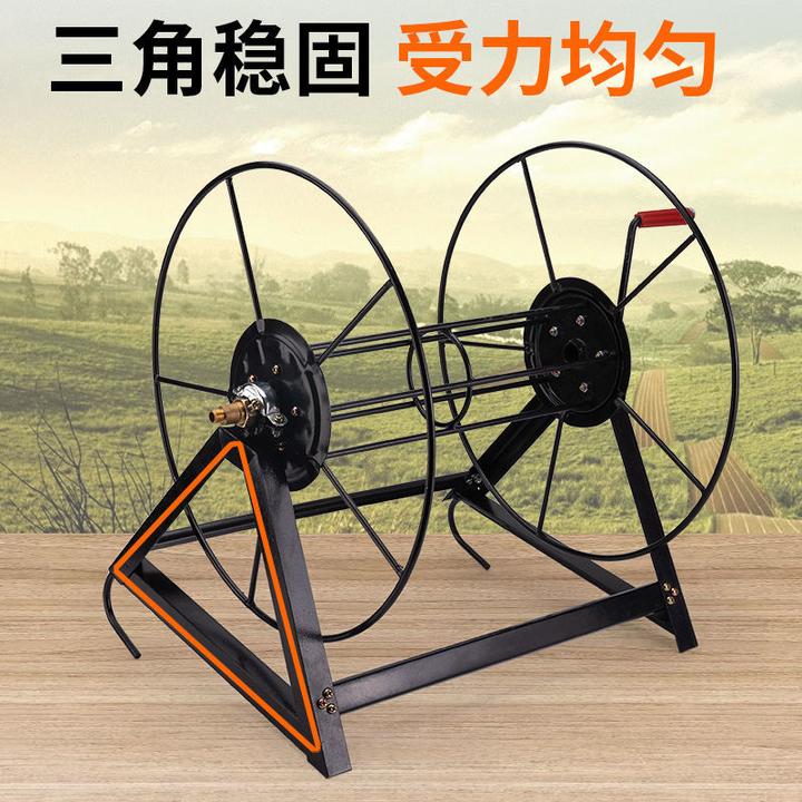 智创农用高压喷雾管收管器卷管器收管架子防打结大型绕管机架水管
