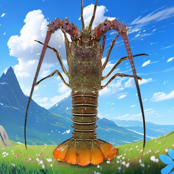 【速冻】小青龙虾海鲜水产品鲜活冷冻自助餐波士顿龙虾红龙花龙大虾