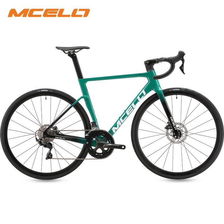 MCELO碳纤维V2车架马克罗全内走线设计喜马诺22速碟刹公路车