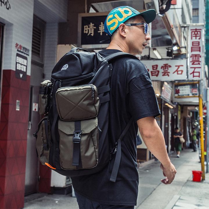 Subcrew潮牌男包多功能大容量旅行包明星同款户外男士双肩背包
