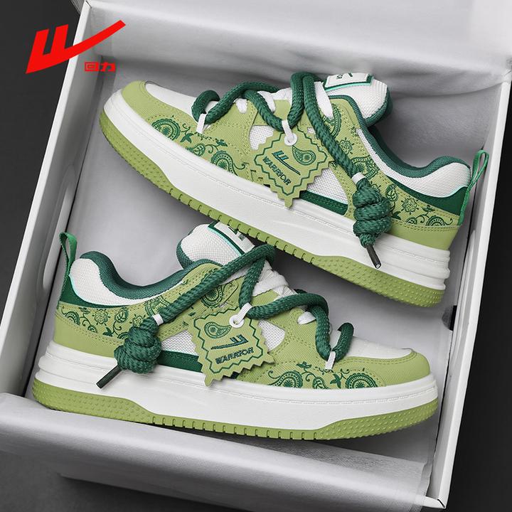 回力男鞋2025冬季新款绿色设计小众休闲情侣面包运动板鞋男款潮鞋