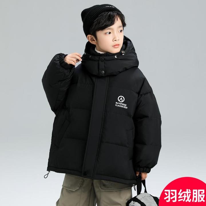 巴拉优选羽绒服2024新款冬季短款加厚棉服外套中大儿童男孩冬百搭