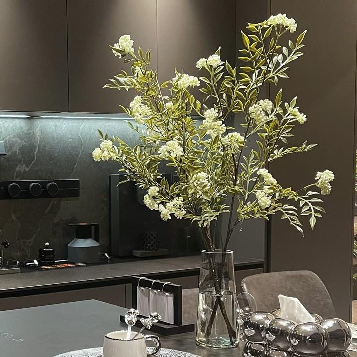 【店长推荐】月夜西棠仿真花客厅轻奢风拍摄展示餐桌逼真茶几摆件