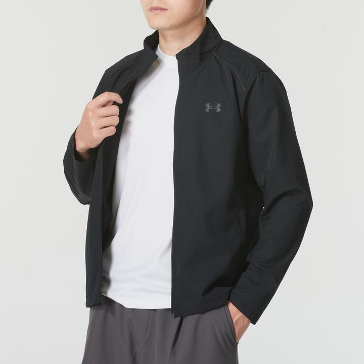 【达人专属】安德玛梭织夹克男装2025秋季新款运动健身外套 1376797