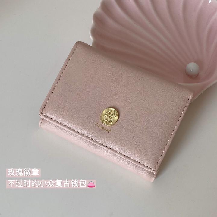 钱包女2025韩系零钱包高颜值设计感三合一ins卡包