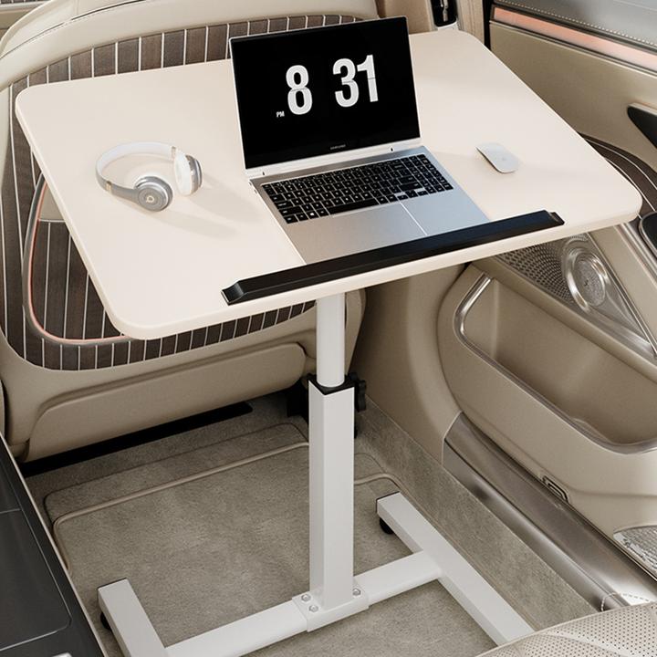 车载笔记本办公电脑桌小桌板吃饭餐桌车上移动升降床上折叠桌子