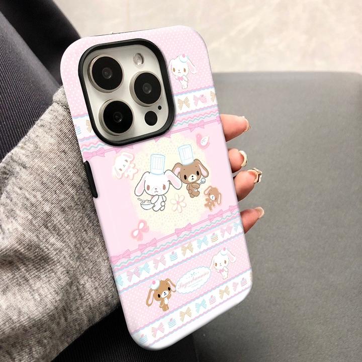 甜点兔双层菲林壳二合一菲林壳适用苹果/华为/小米OPPO/VIVOins