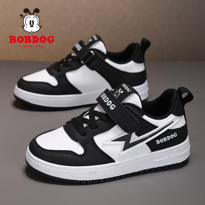 巴布豆儿童鞋男童板鞋网面透气休闲运动鞋夏季3到6岁中大童6-12岁