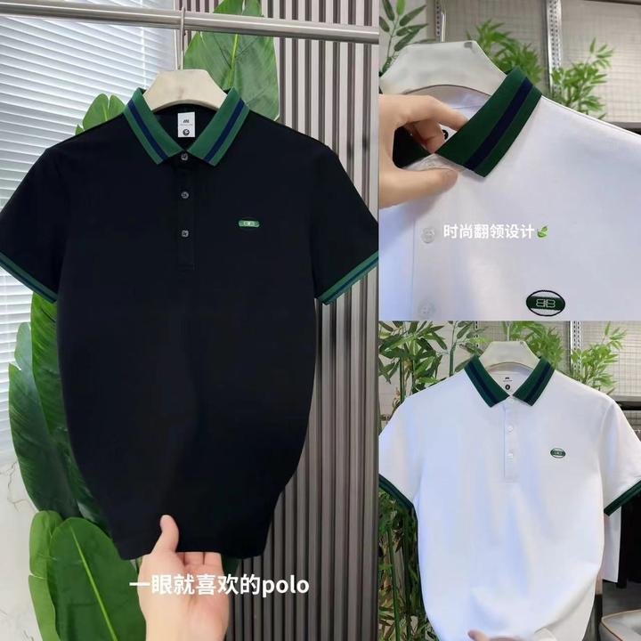 男士夏季时尚简约百搭休闲洋气半袖翻领polo衫男509