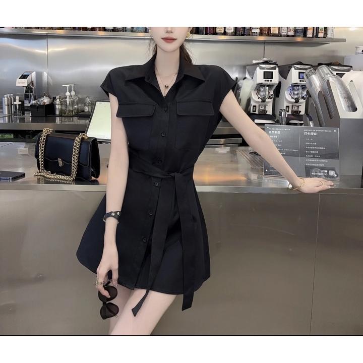 小个子高端精致衬衫连衣裙子女夏季2024新款法式高级感超好看套装