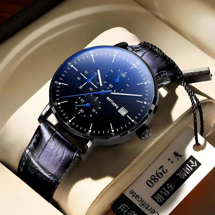 艾橙宇官方正品手表男士ins高档黑科技初高中生炫酷科技感日历表