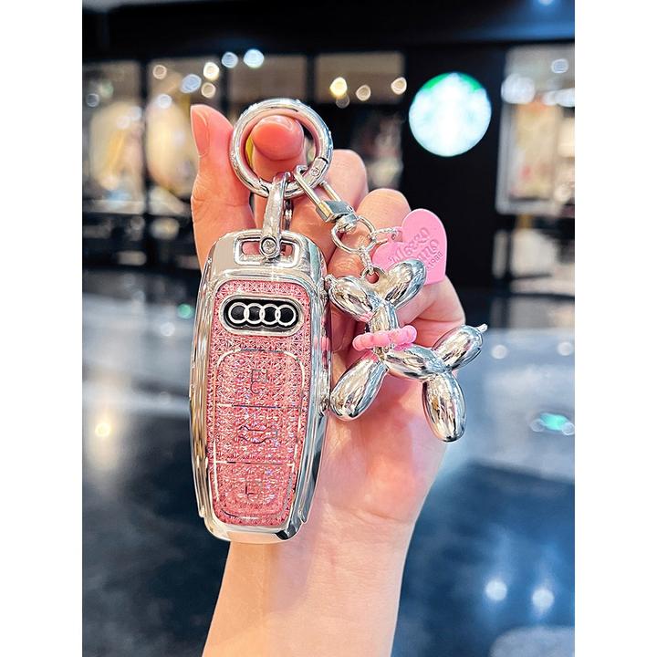 奥迪A4L钥匙套新Q5L/A5/Q7/A6L/A3L壳2024款Q3车q4扣q2L女可爱包