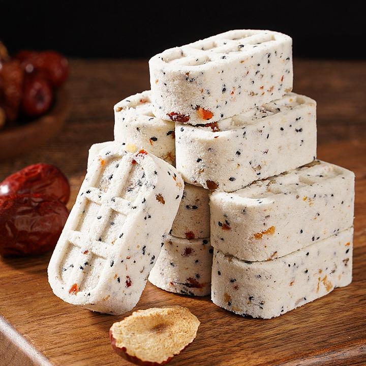 七点食分坚果茯苓八珍糕黑米芝麻腰果仁传统糕点心老人净含量爱吃