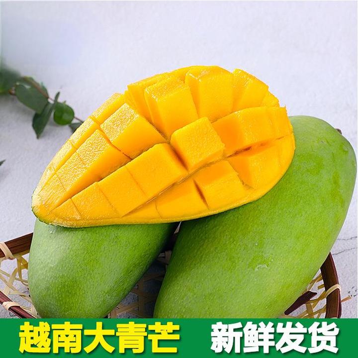 产地直供越南大青芒金煌大芒果传统种植新鲜采摘皮薄肉厚饱满多汁