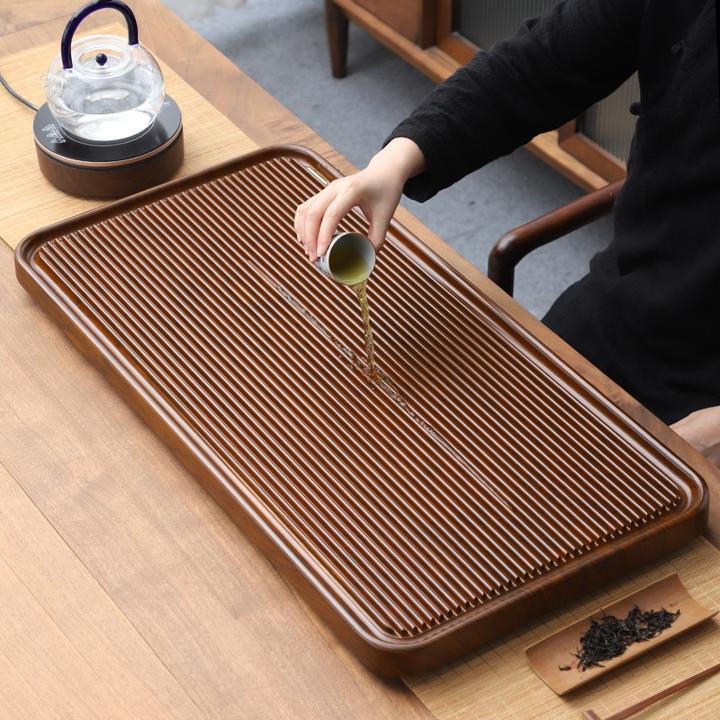 干泡台茶盘2024新款轻奢家用干泡茶盘茶具茶托盘排水干泡茶台茶海