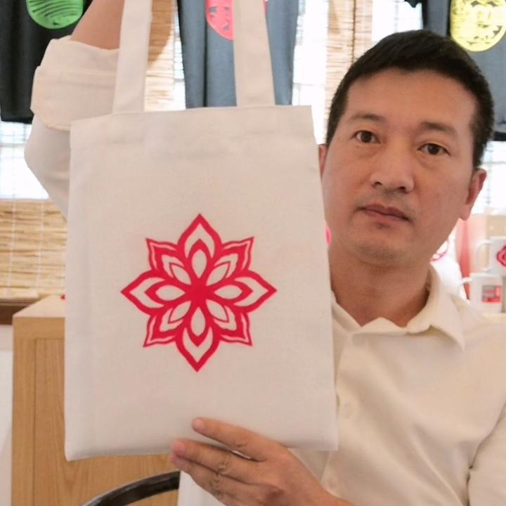 剪纸帆布包文创材料 第二代剪纸转印纸帆布袋材料包 帆布包材料包