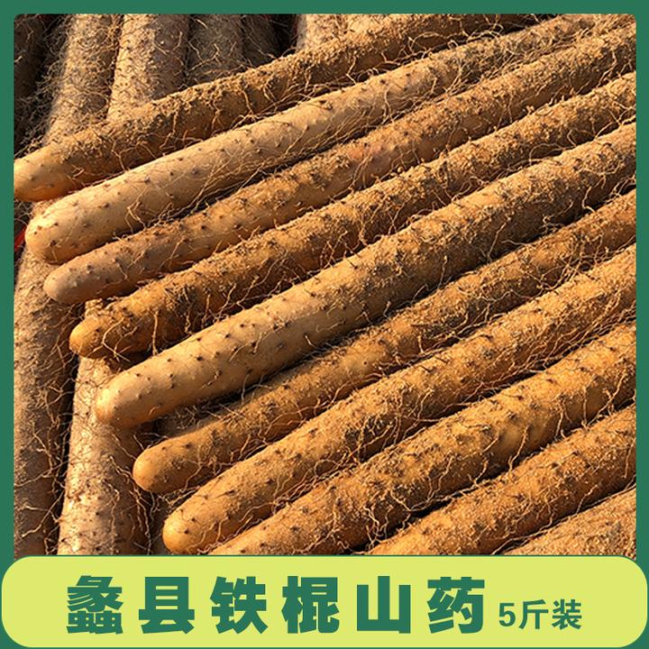 【蠡人蠡品】蠡县铁棍山药沙土种植5斤装/箱