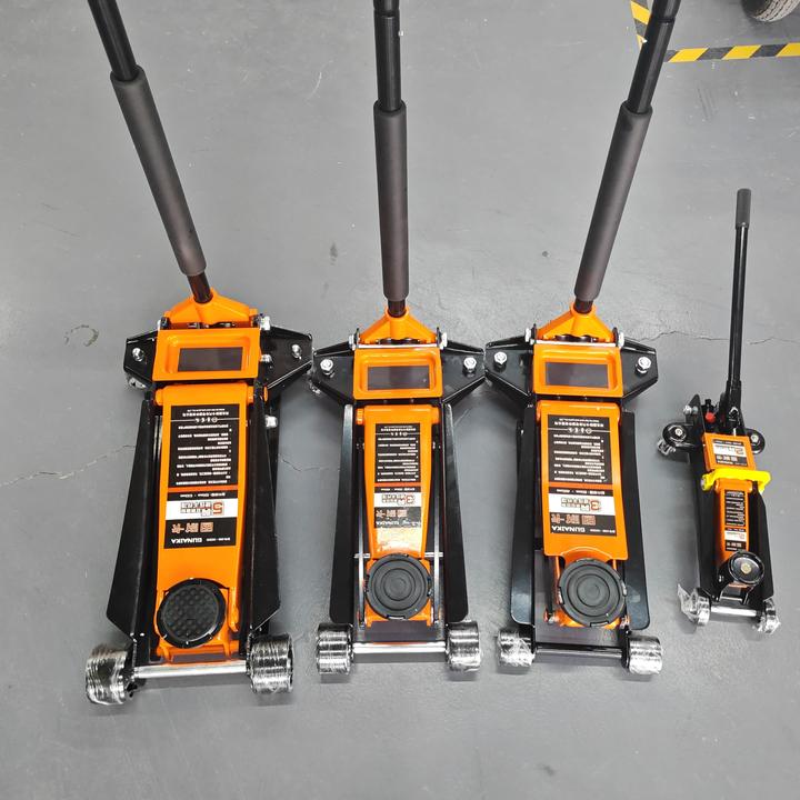 卧式千斤顶5T4S店汽修店3t双泵液压汽车换胎工具汽修越野卧顶2T