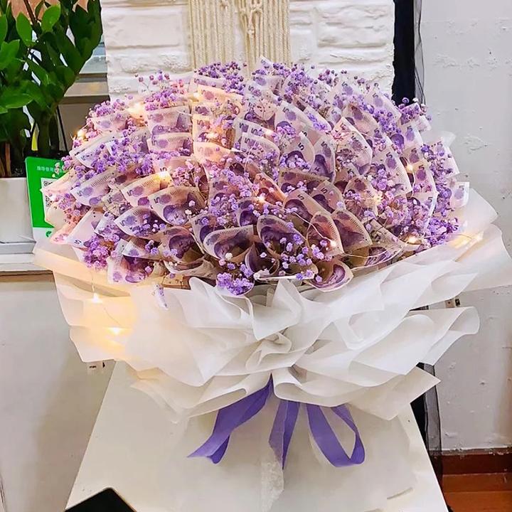 七夕情人节有钱花diy材料包全套送女友男友老婆老公闺蜜生日礼物