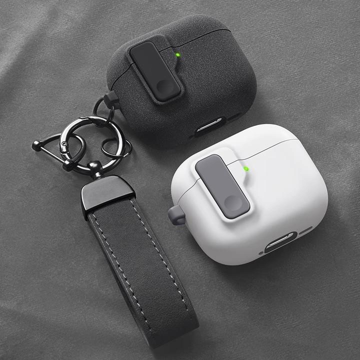 透明ipods自动回弹盖软壳手机苹果耳机保护套airpodspro壳情侣