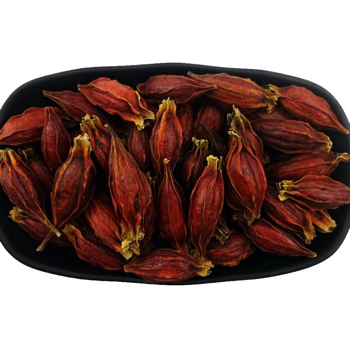 红栀子500g枝子栀子果栀花茶山栀子红栀子可泡茶卤肉上色商用