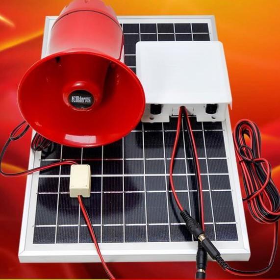 太阳能驱赶野兽录音喇叭户外定时高音喇叭吓灯具灯饰2025最新款