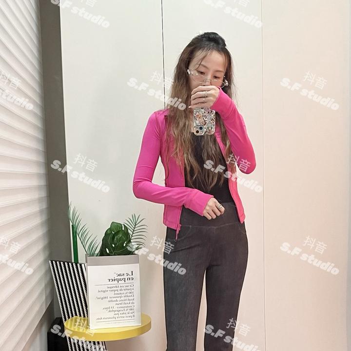 【S.F 厚绒】冬季仿牛仔秋冬新款口袋加绒微喇裤高弹运动休闲百搭