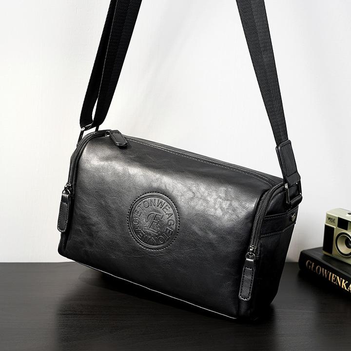 挎包单肩男士包复古风假日风休闲风街头学院高街穿搭风