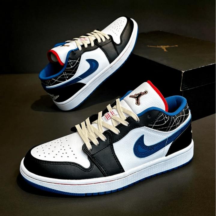 AIR JORDAN 1 LOW官方正品AJ1午夜蓝新款男鞋子潮流休闲板鞋