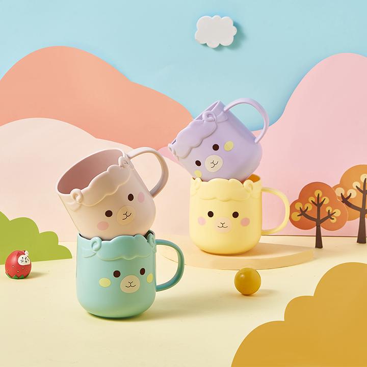 卡通漱口杯防摔家用可爱高颜值高级感宝宝儿童洗漱杯情侣刷牙杯子